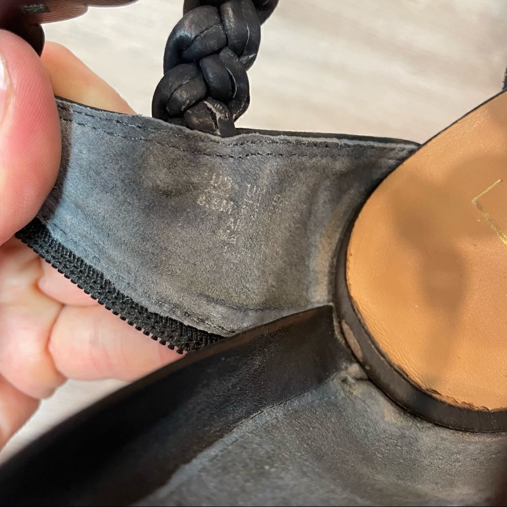 Franco Sarto Black Paisley Sandal - Picture 6 of 9